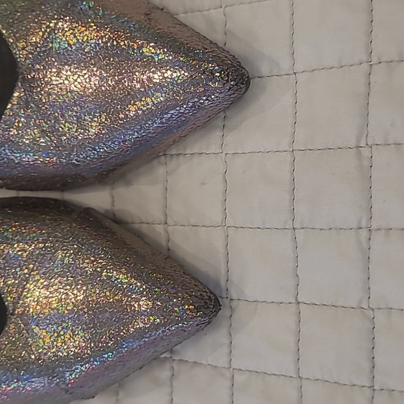 Zara silver sprarkly heels - Picture 6 of 8